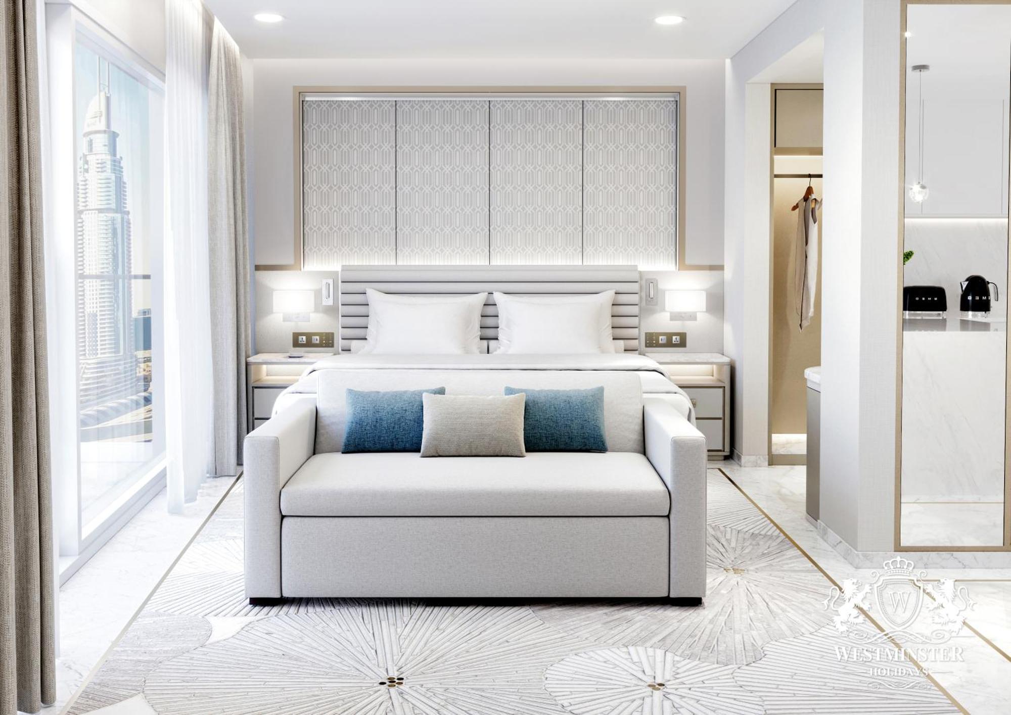 Westminster Dubai Mall Eksteriør bilde A rendering of a bedroom in a Signature Suite